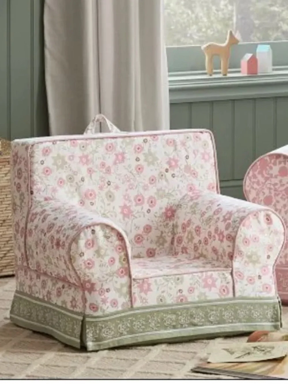 Pottery Barn My First Anywhere Chair Retired Julia Berolzhei Slipcover